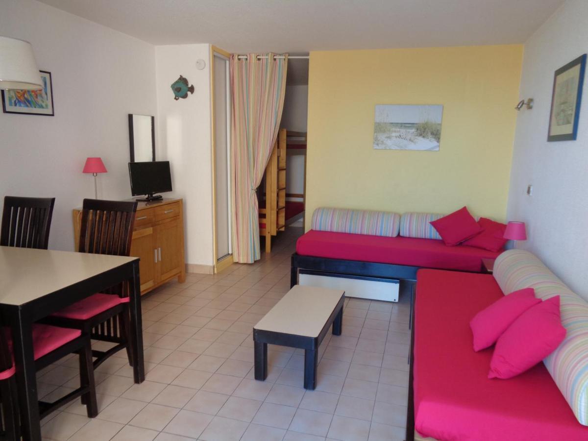 Studio 4 Pers, Pkg, 1Ere Ligne Mer, Piscine, Tennis Sète Exteriör bild